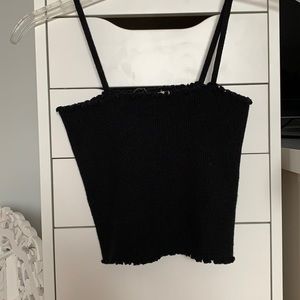 pacsun cropped tube top tank top